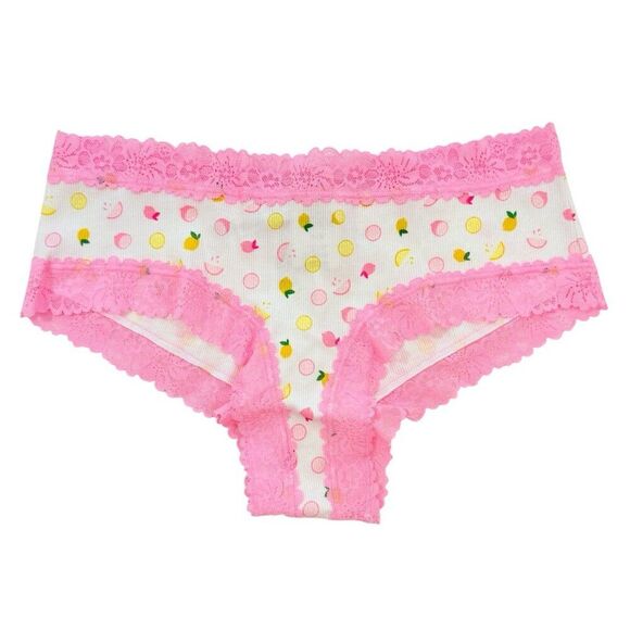 Victoria's Secret PINK Cheeky Lace Panties Womens Medium M LOT OF 4 VS Panty - Picture 5 of 9